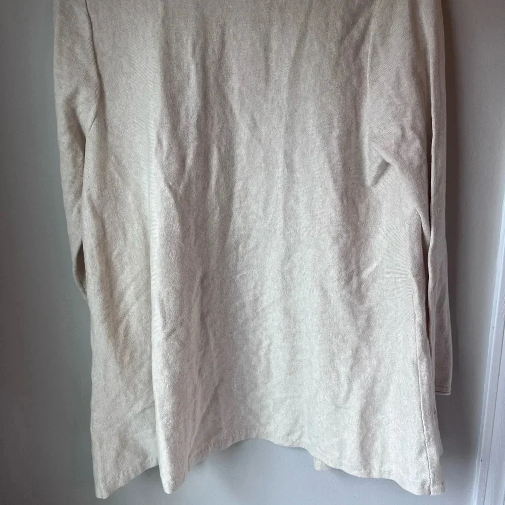 J Jill pure Jill Women cardigan snap closure cashmere cotton blend Petite Medium - Picture 8 of 8